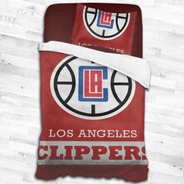 Nba La Clippers Logo Type 2356 Bedding Sets Sporty Bedroom Home Decor