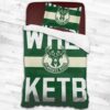 Milwaukee Bucks Logo Type 2399 Bedding Sets Sporty Bedroom Home Decor
