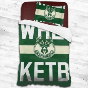 Milwaukee Bucks Logo Type 2399 Bedding Sets Sporty Bedroom Home Decor
