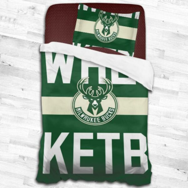 Milwaukee Bucks Logo Type 2399 Bedding Sets Sporty Bedroom Home Decor