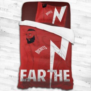 Houston Rockets Logo Type 2444 Bedding Sets Sporty Bedroom Home Decor