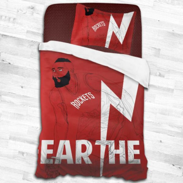 Houston Rockets Logo Type 2444 Bedding Sets Sporty Bedroom Home Decor
