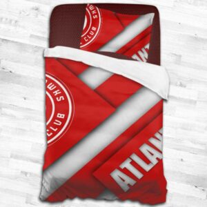 Nba Atlanta Hawks Logo Type 2448 Bedding Sets Sporty Bedroom Home Decor