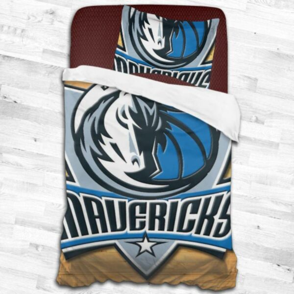 Nba Dallas Mavericks Logo Type 2451 Bedding Sets Sporty Bedroom Home Decor