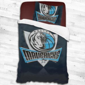 Nba Dallas Mavericks Logo Type 2452 Bedding Sets Sporty Bedroom Home Decor