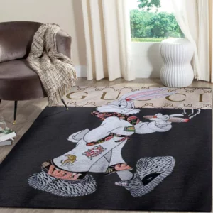 Gucci Rabbit Mat Luxury Fashion Brand Rug Area Carpet Door Mat Home Decor