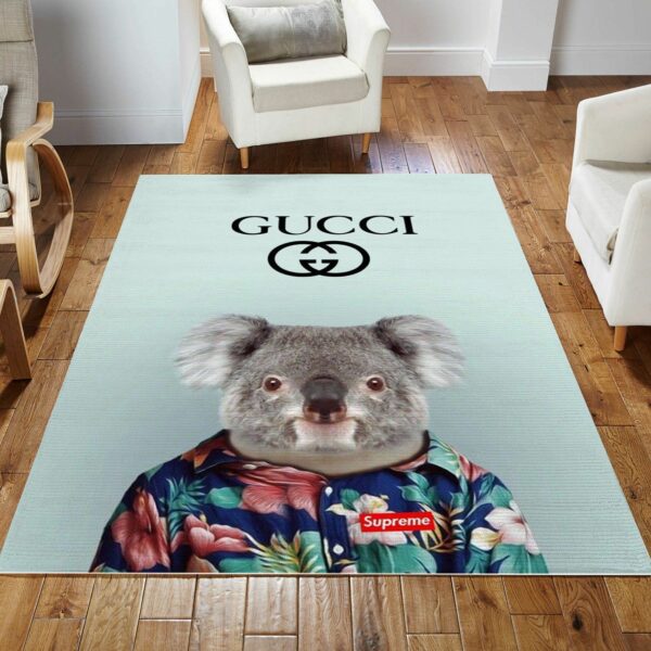 Gucci Area Luxury Fashion Brand Rug Area Carpet Door Mat Home Decor