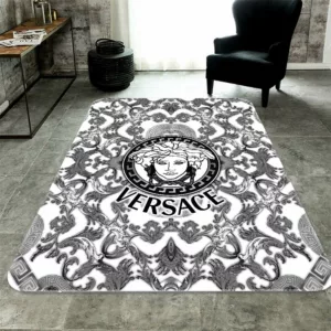 Versace Colorless Luxury Fashion Brand Rug Area Carpet Door Mat Home Decor