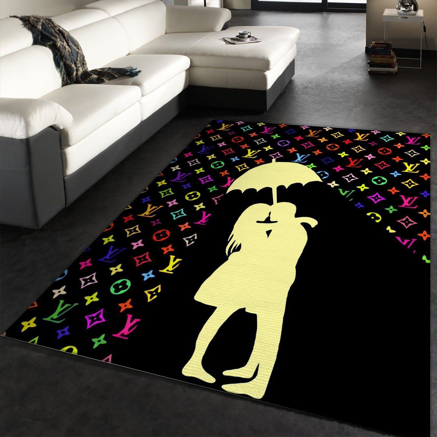 Louis Vuitton Area Luxury Fashion Brand Rug Area Carpet Home Decor Door Mat