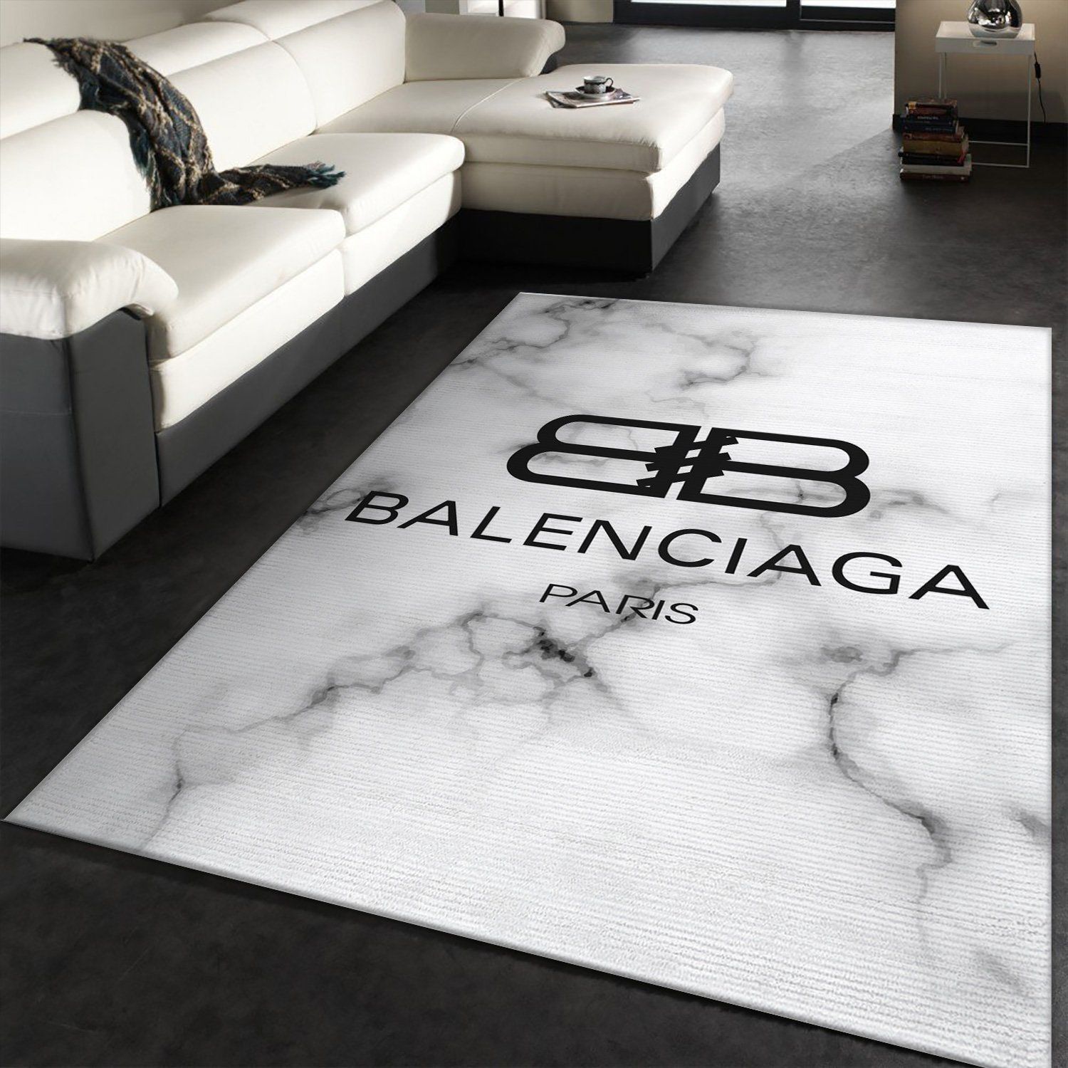 Balenciaga Paris Veinstone Luxury Fashion Brand Rug Door Mat Home Decor Area Carpet