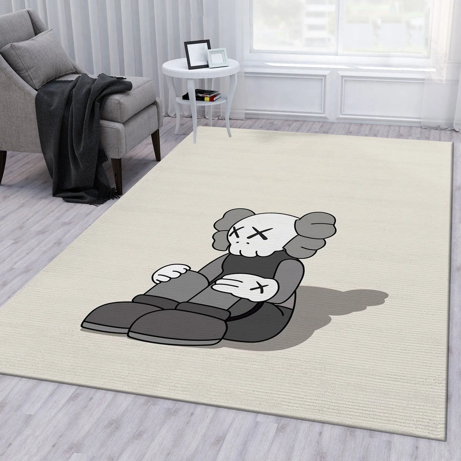 Kaws Illustration Luxury Fashion Brand Rug Door Mat Home Decor Area Carpet