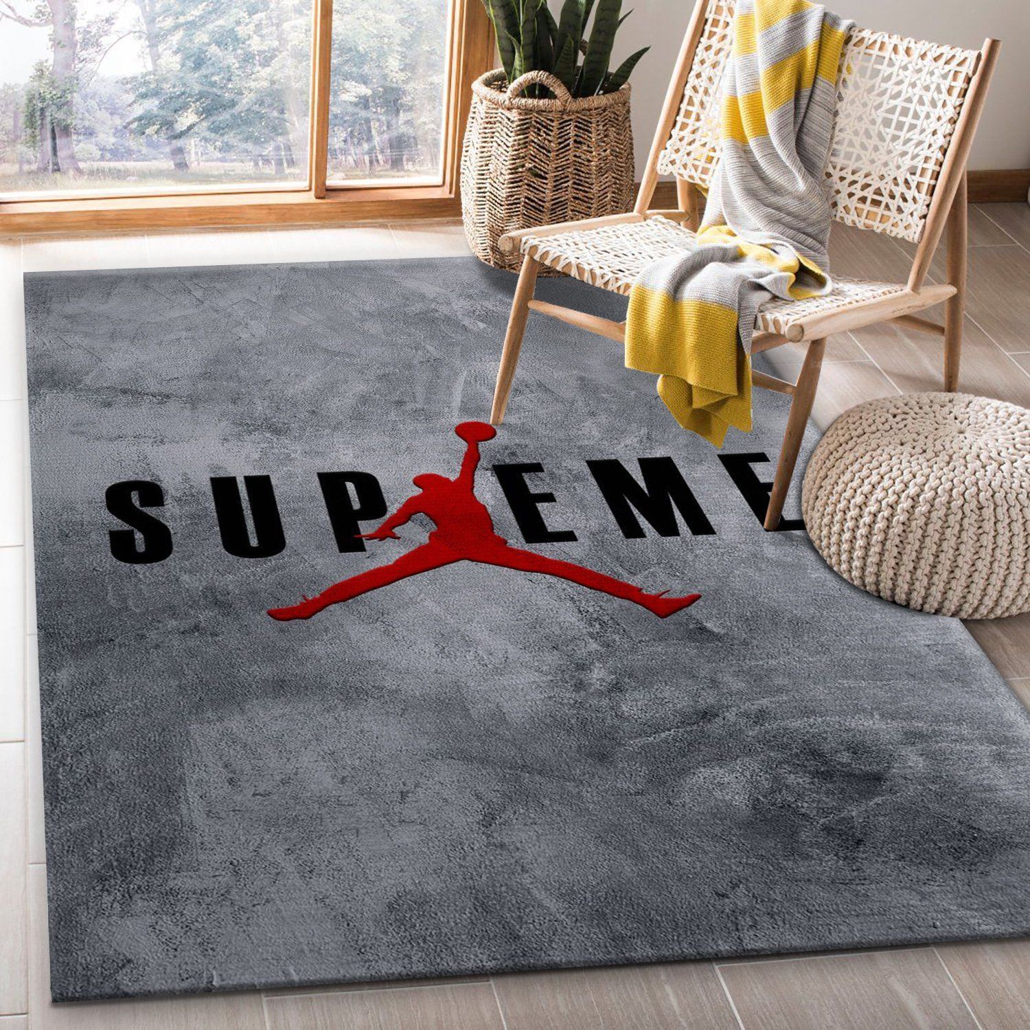 Jordan Supreme Bed Luxury Fashion Brand Rug Door Mat Home Decor Area Carpet