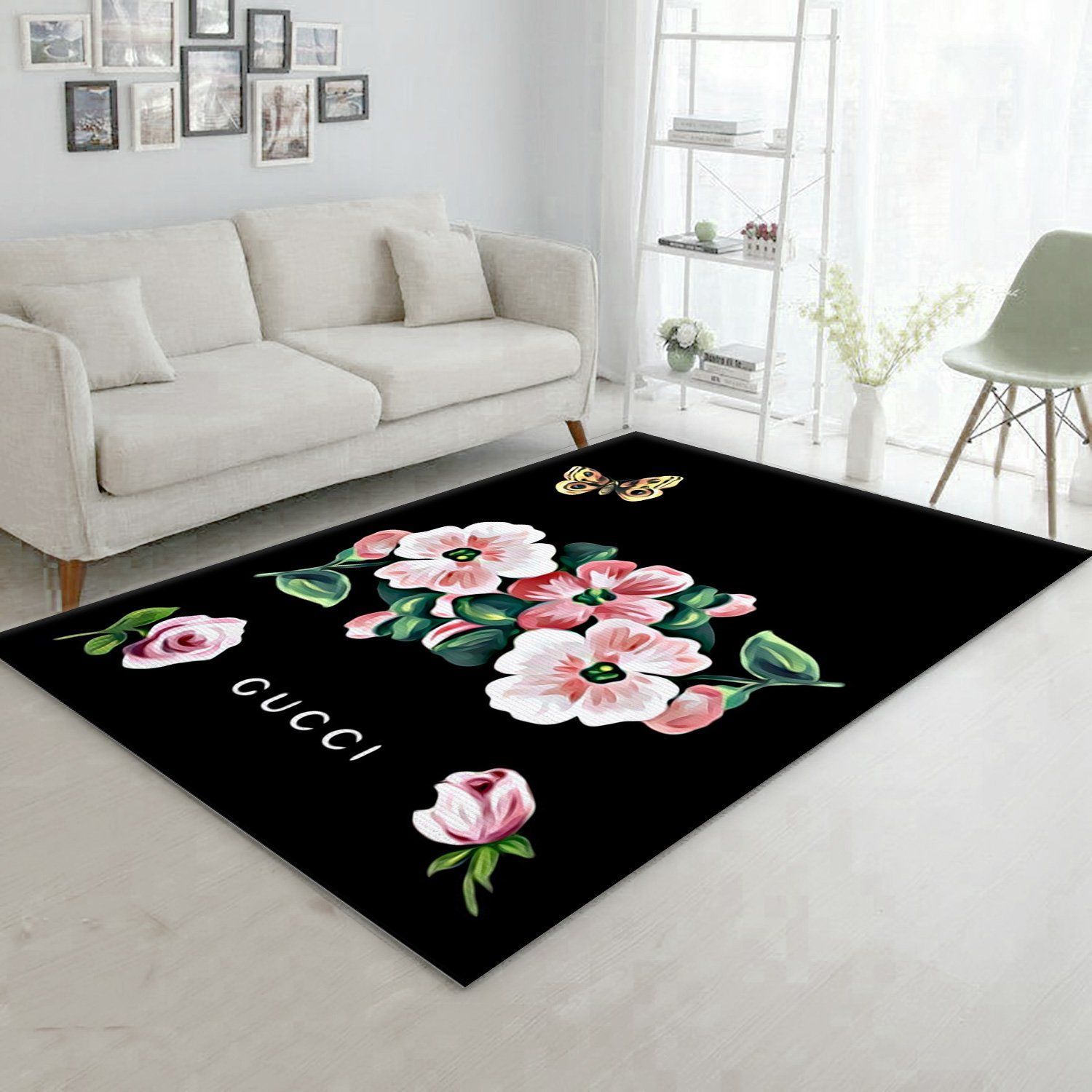 Gucci Screensaver V Luxury Fashion Brand Rug Door Mat Area Carpet Home Decor