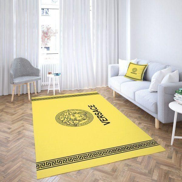 Versace Exquisite Gold Area Christmas The Luxury Fashion Brand Rug Home Decor Door Mat Area Carpet