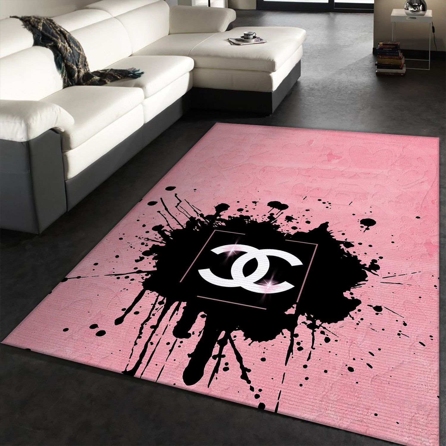 Chanel Paiting Luxury Fashion Brand Rug Door Mat Home Decor Area Carpet