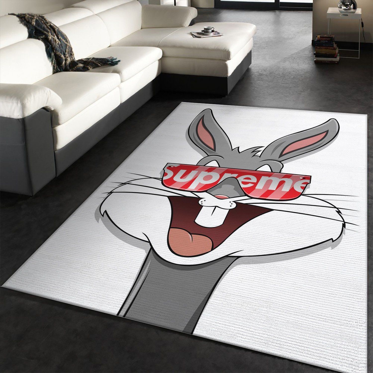 Dapper Bunny Supreme Area Luxury Fashion Brand Rug Area Carpet Home Decor Door Mat