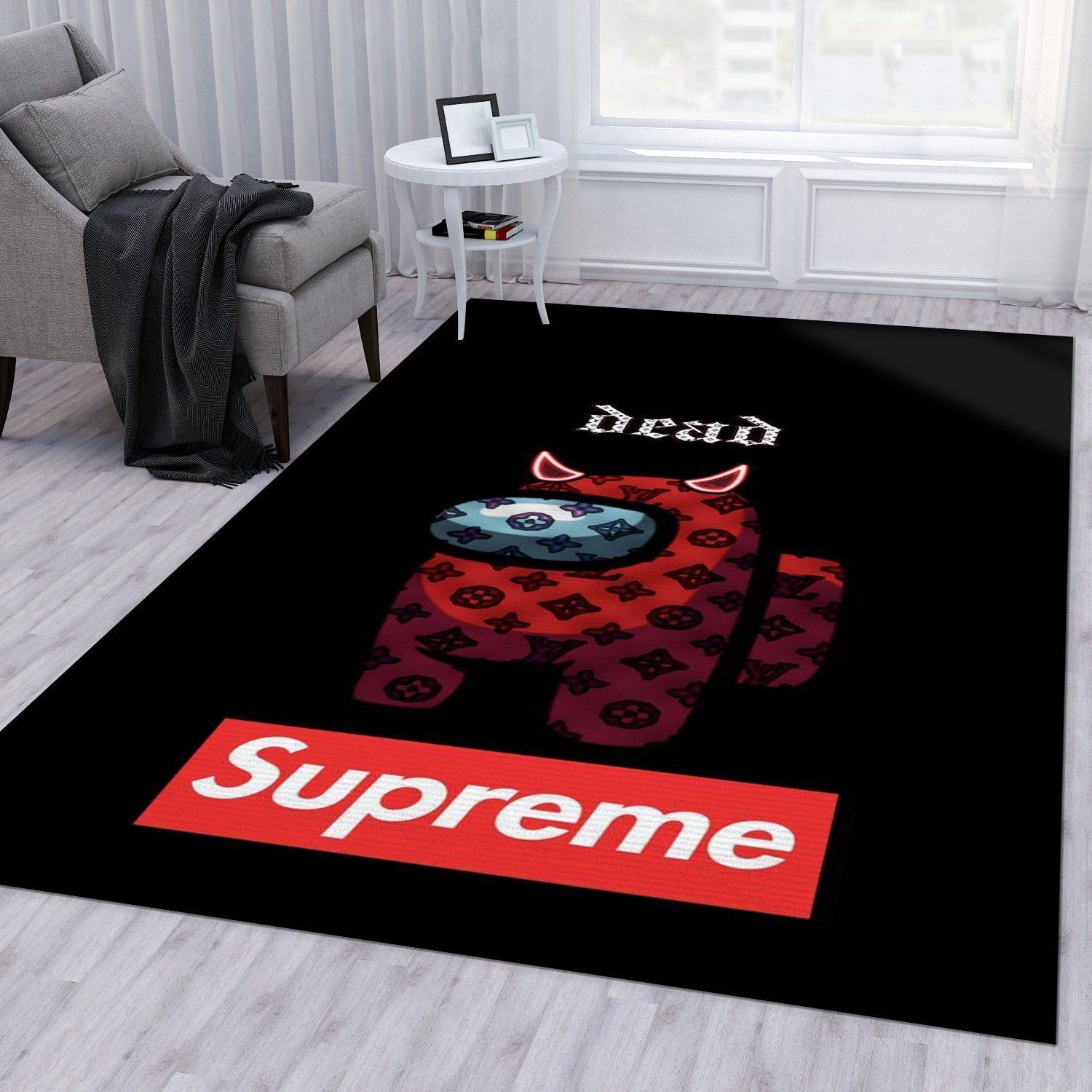 Among Supreme Gaming Area Bed Luxury Fashion Brand Rug Home Decor Door Mat Area Carpet
