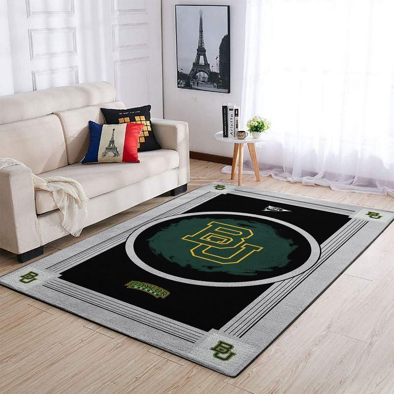 Baylor Bearss Ncaa Football Basketball Team Logo Type 8049 Rug Area Carpet Living Room Home Decor