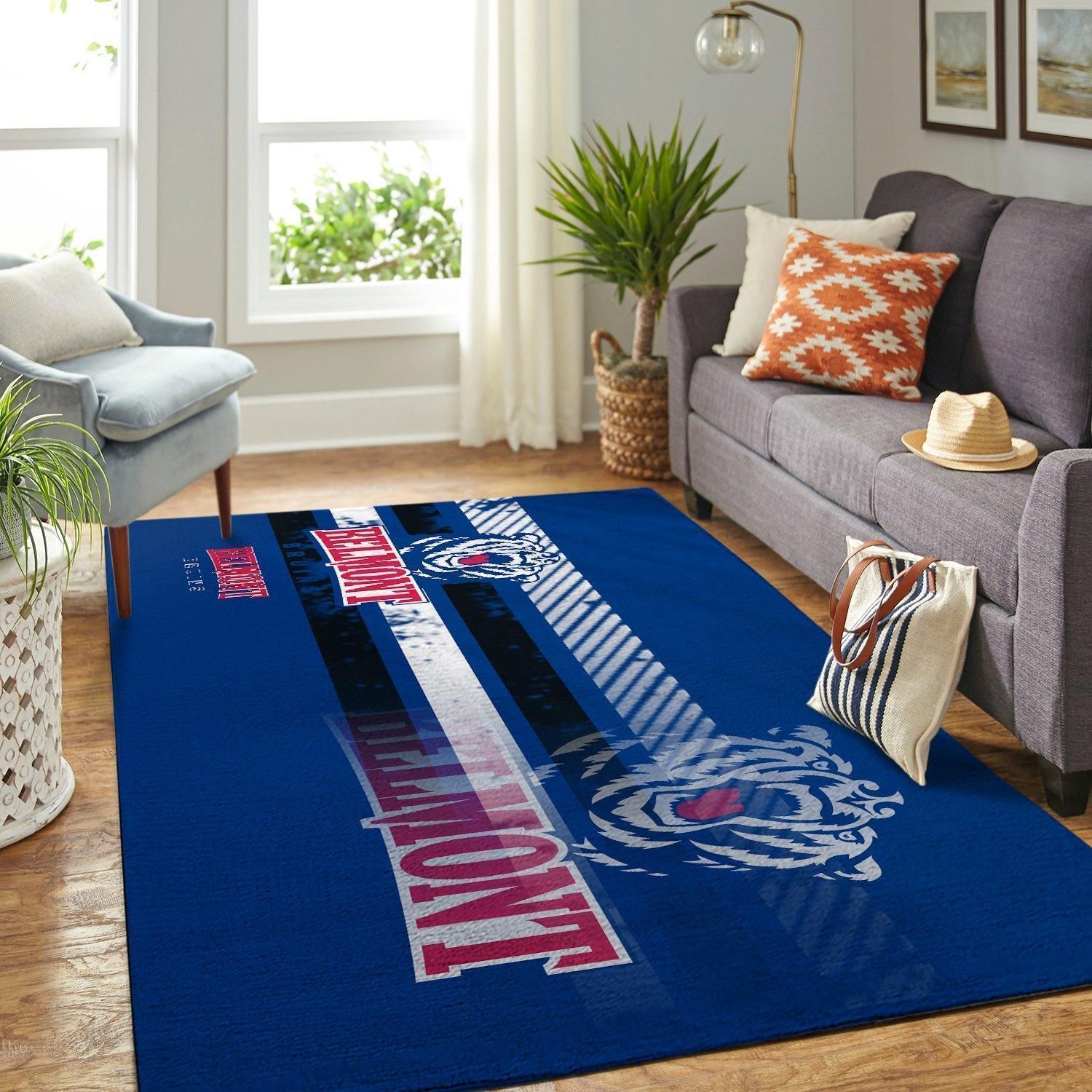 Belmont Bruinss Ncaa Football Basketball Custom Type 8052 Rug Living Room Area Carpet Home Decor