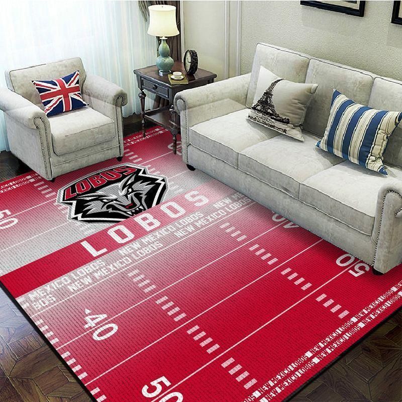 Ncaa New Mexico Lobos Football Stadium Fbs Nice Type 8156 Rug Home Decor Living Room Area Carpet