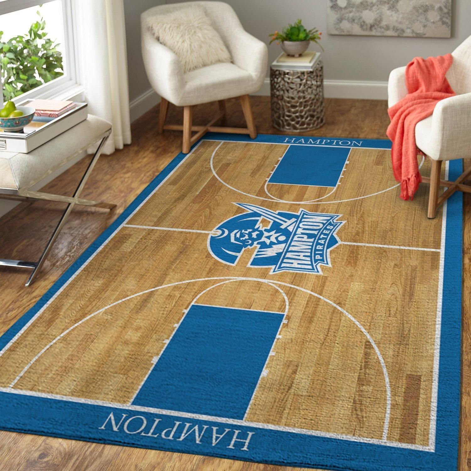Hampton Pirates Ncaa Basketball Custom Type 8169 Rug Home Decor Area Carpet Living Room