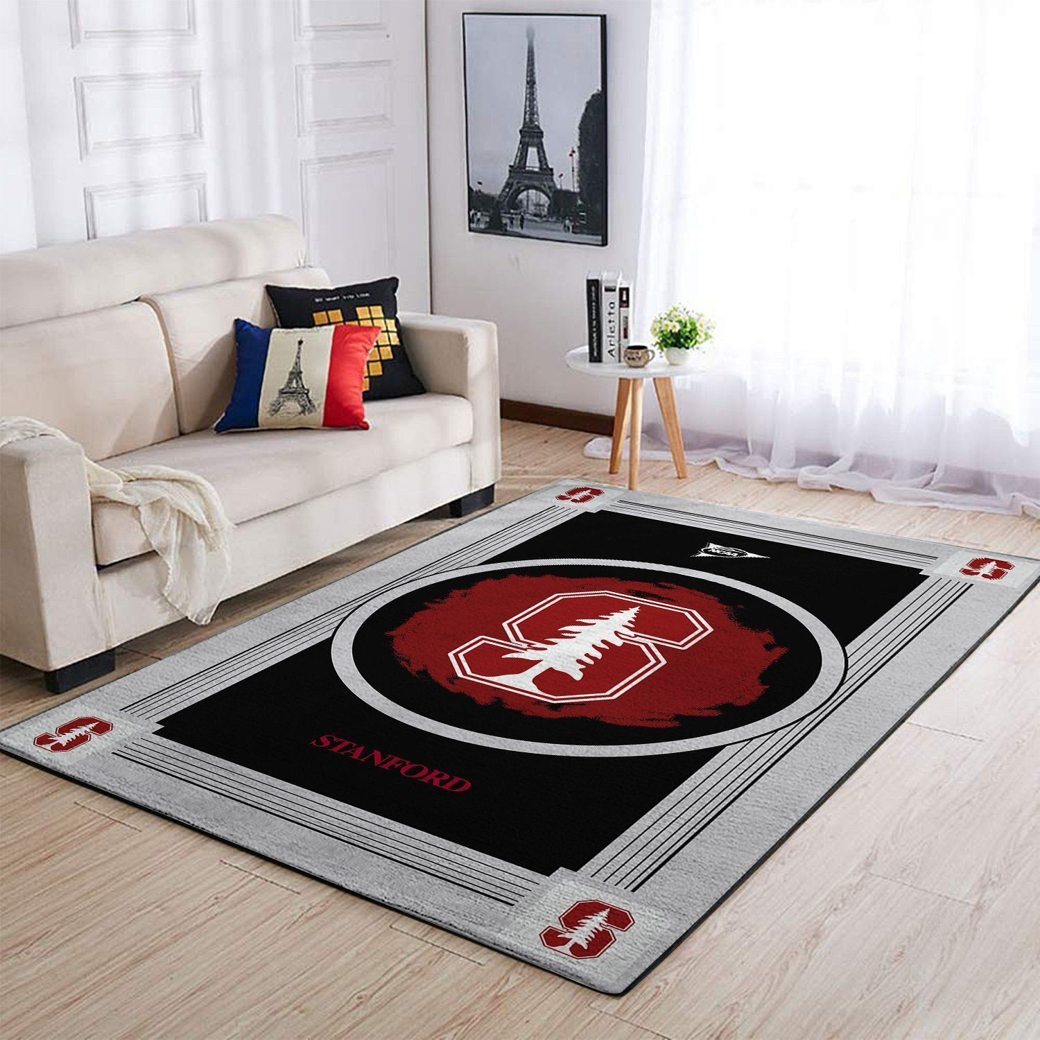 Stanford Cardinals Ncaas Team Logo Type 8212 Rug Area Carpet Living Room Home Decor