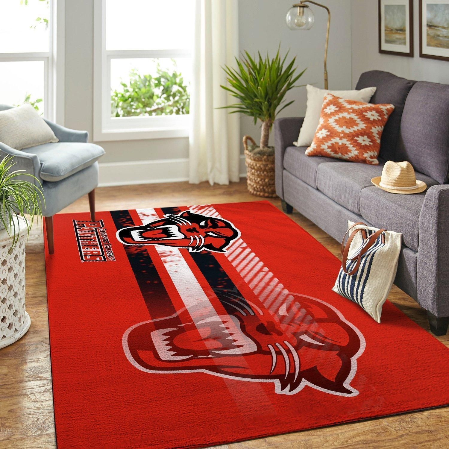 Davenport Pantherss Ncaa Football Basketball Custom Rectangular Indoor Outdoor Type 8226 Rug Area Carpet Living Room Home Decor