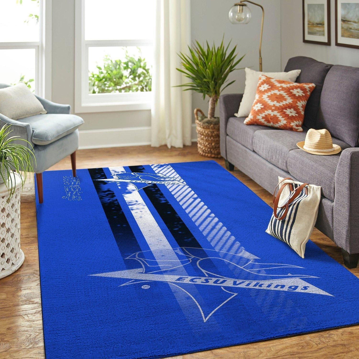 Ecsu Vikingss Ncaa Football Basketball Custom Type 8246 Rug Living Room Home Decor Area Carpet