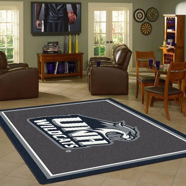 New Hampshire Wildcatss Ncaa Football Basketball Custom Type 8250 Rug Area Carpet Living Room Home Decor