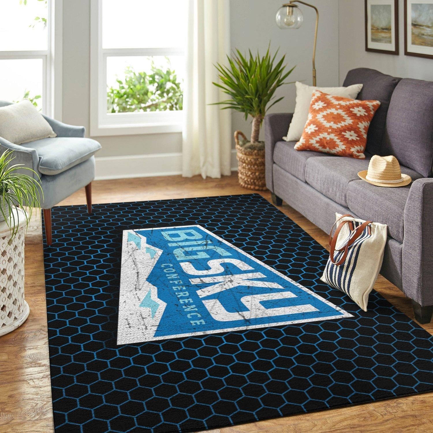 Big Sky Conferences Ncaa Football Basketball Custom Type 8301 Rug Living Room Area Carpet Home Decor