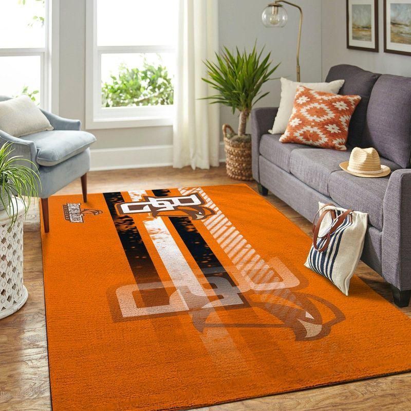 Bowling Green State University Ncaa Custom Type 8374 Rug Living Room Home Decor Area Carpet