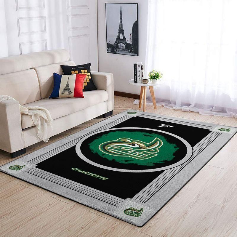Charlotte Ers Ncaa Team Logos Type 8442 Rug Area Carpet Living Room Home Decor
