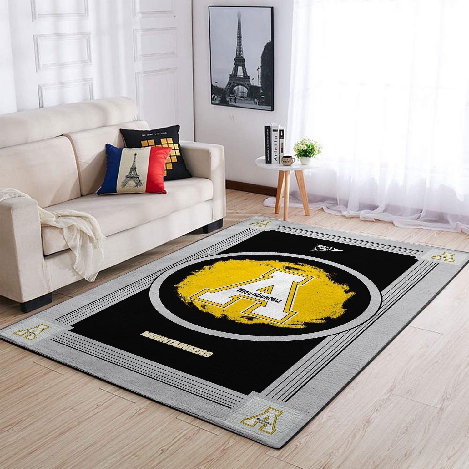 Appalachian State Mountaineers Ncaa Team Logo Nice Type 8444 Rug Area Carpet Living Room Home Decor