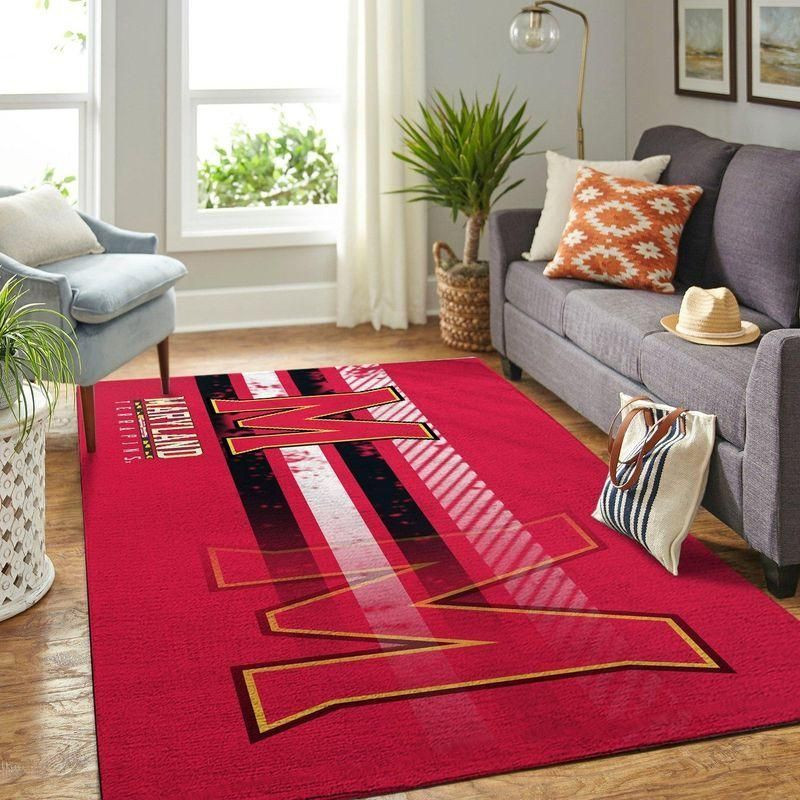 Maryland Terrapins Ncaa Custom Type 8491 Rug Home Decor Area Carpet Living Room