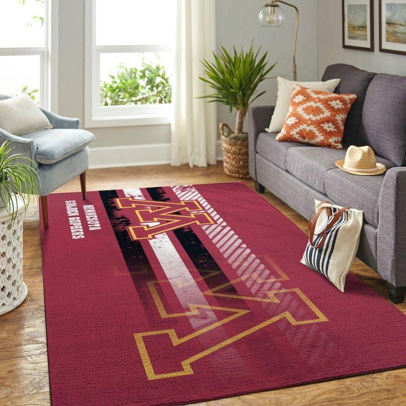 Minnesota Golden Gophers Ncaa Custom Type 8641 Rug Home Decor Area Carpet Living Room
