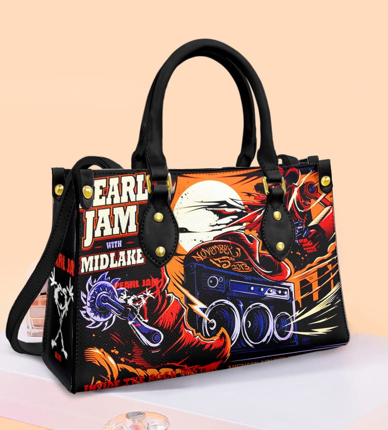 Pearl Jam Women Leather Hand Bag