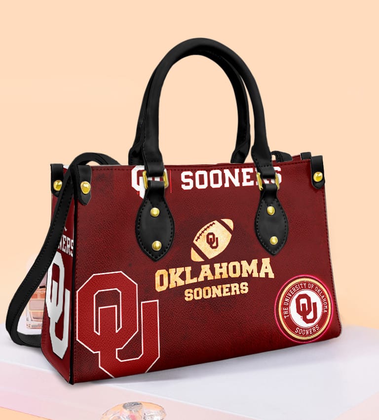 Oklahoma Sooners Women Leather Hand Bag