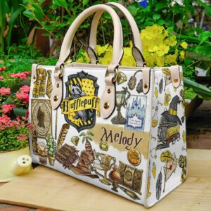 Harry Potter Hufflepuff Women Leather Hand Bag