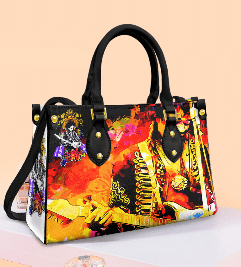 Jimi Hendrix Women Leather Hand Bag