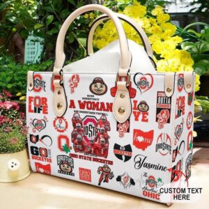 Ohio State Buckeyes Women Leather Hand Bag