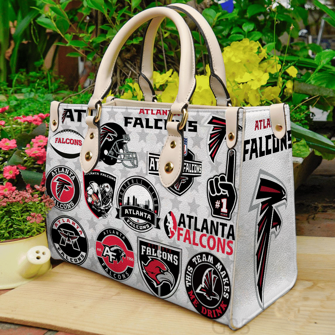 Atlanta Falcons 1 Women Leather Hand Bag