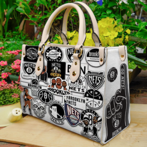 Brooklyn Nets 3 Women Leather Hand Bag