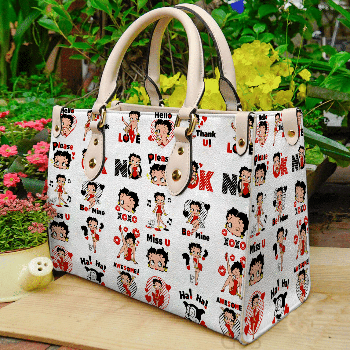 Betty Boop 1 Women Leather Hand Bag