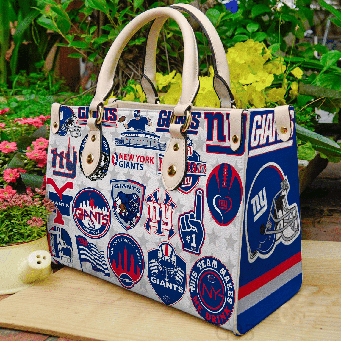 NEW YORK GIANTS Women Leather Hand Bag