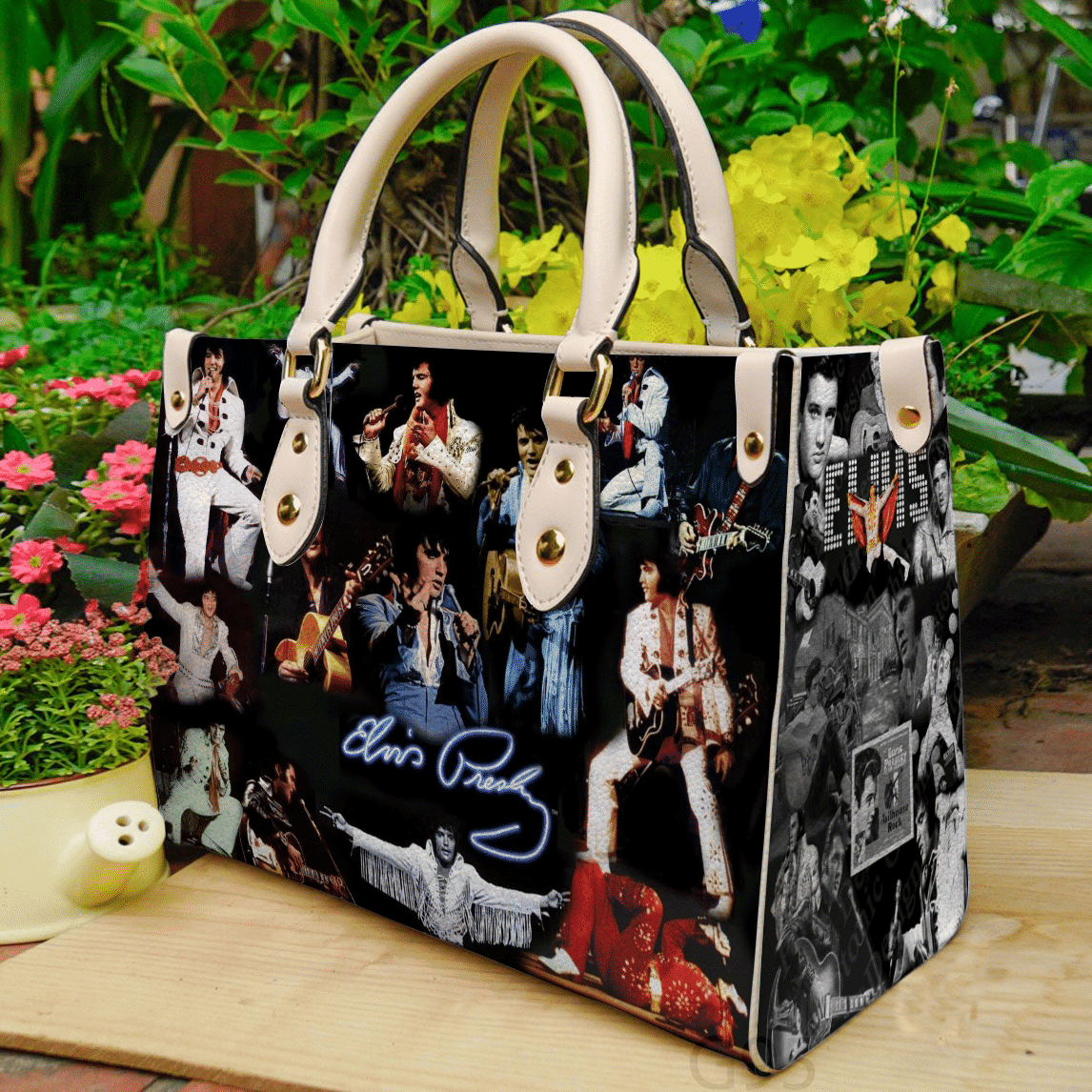 Elvis Presley Women Leather Hand Bag