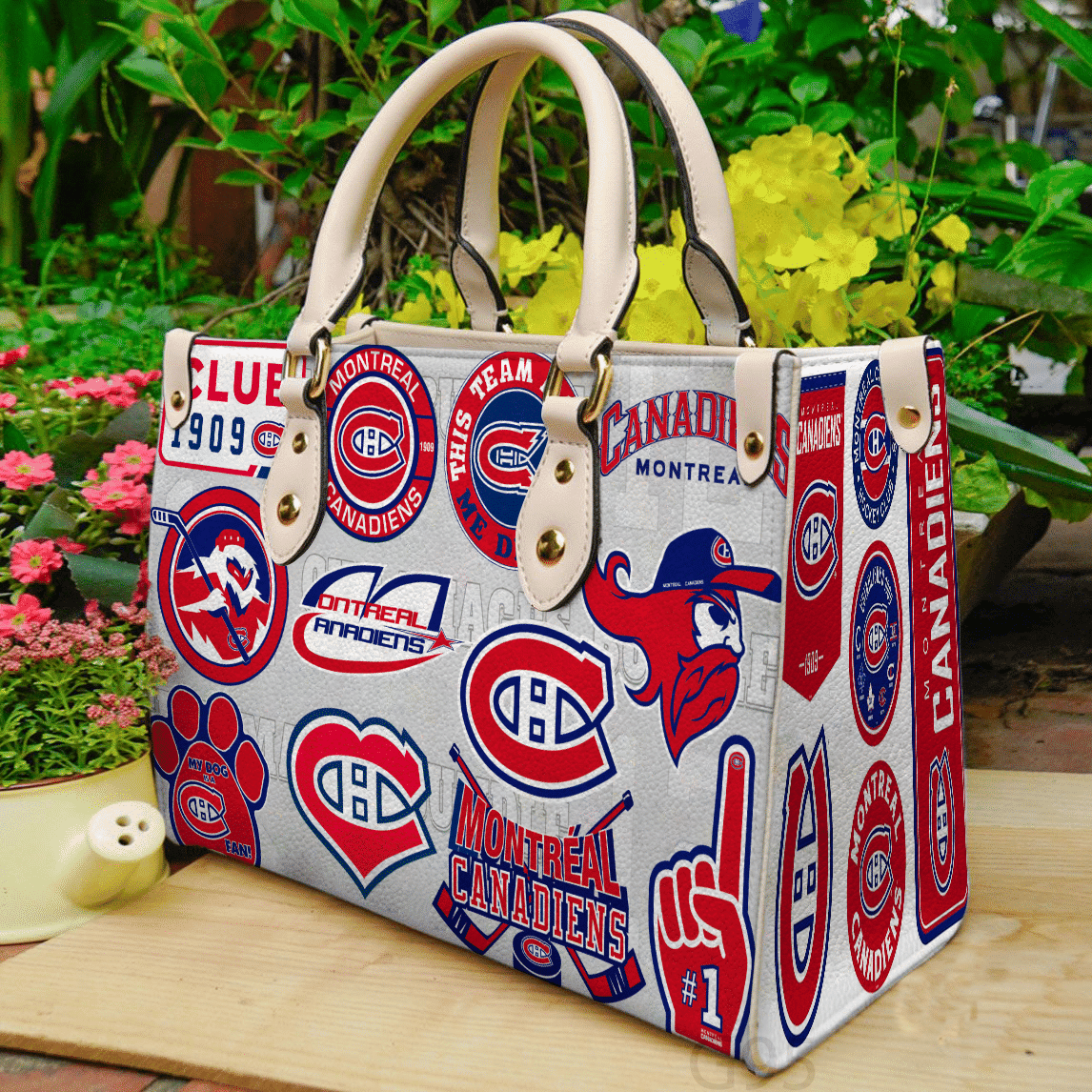 Montreal Canadiens Women Leather Hand Bag