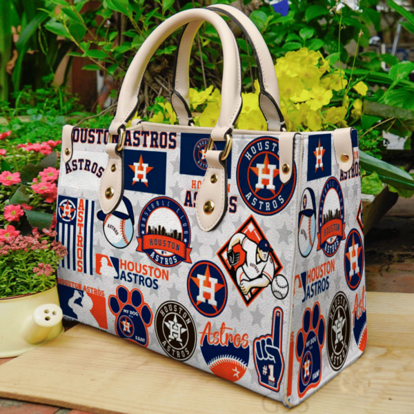 Houston Astros 1 Women Leather Hand Bag