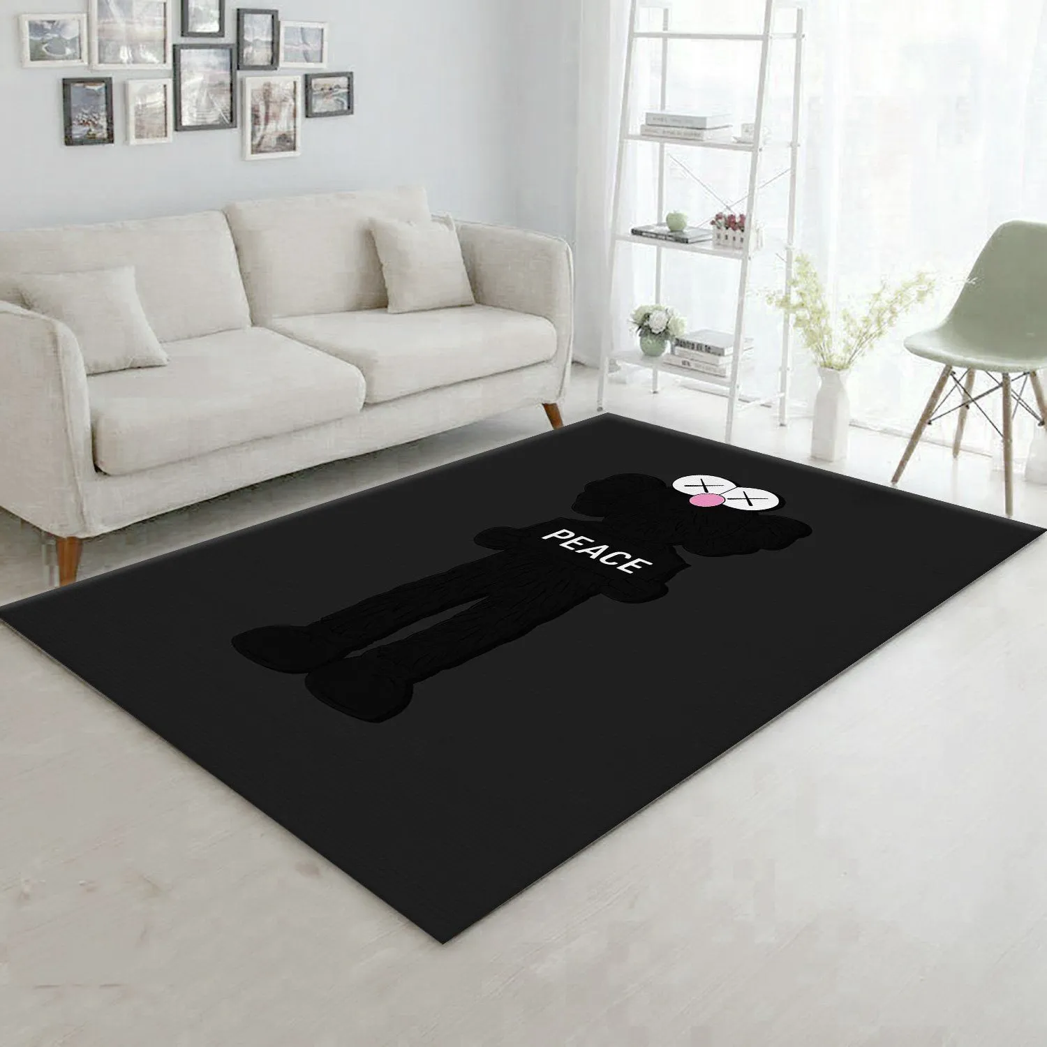 Kaws Rectangle Rug Area Carpet Home Decor Luxury Fashion Brand Door Mat