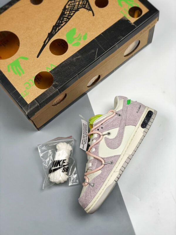 Off-White x Nike Dunk Low 12 of 50 Purple Sail For Sale