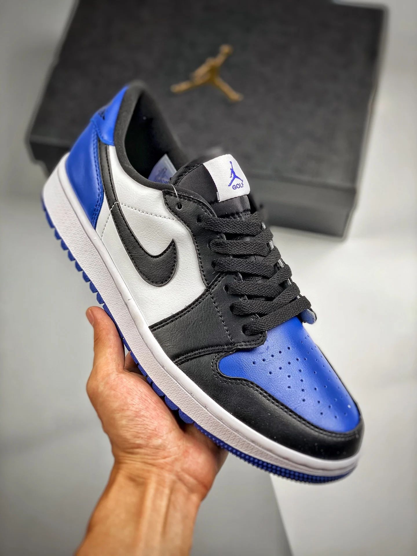 Air Jordan 1 Low Golf White Black-Sport Royal DD9315-102 For Sale